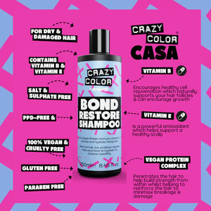 Crazy Color Bond Restore Shampoo