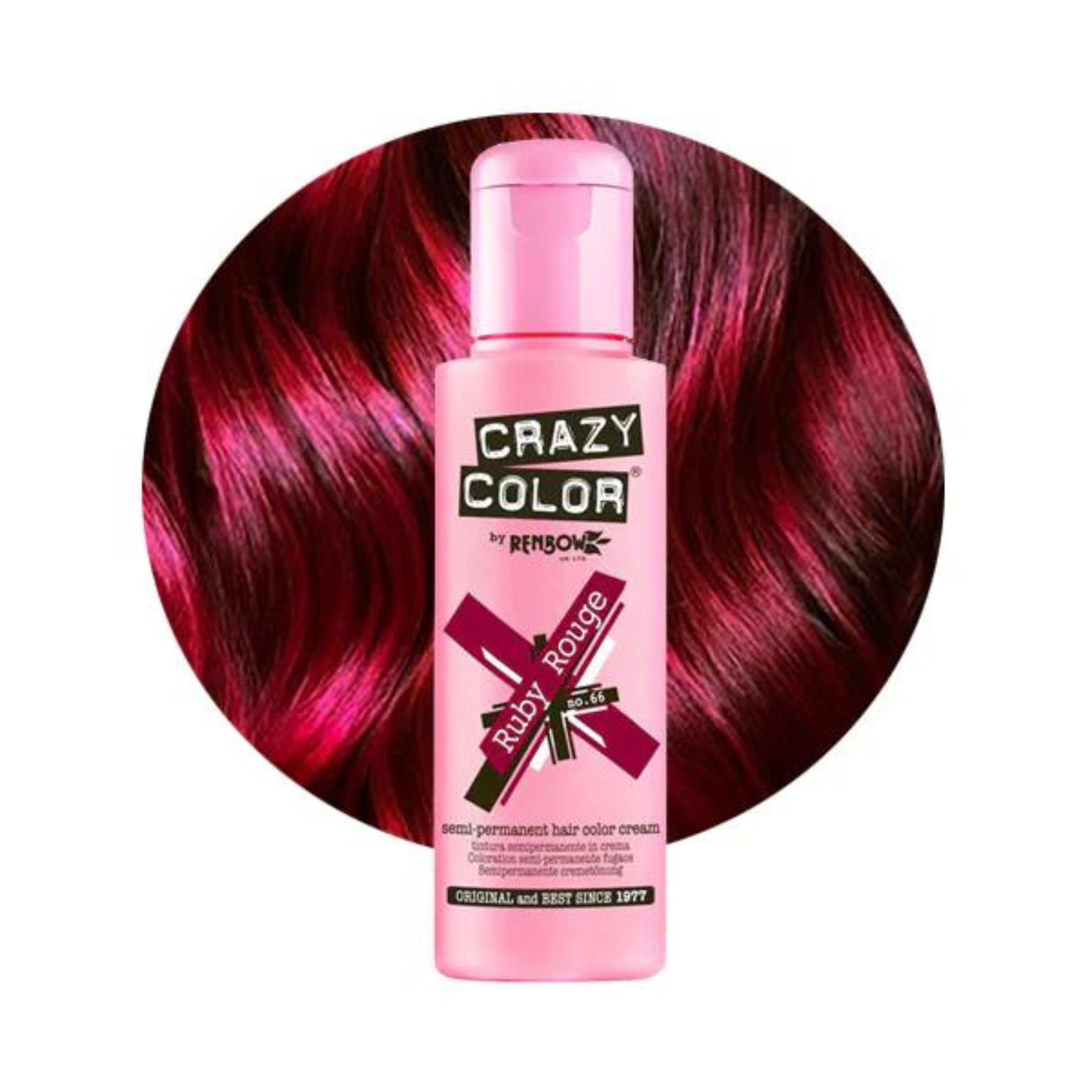 Crazy Color Ruby Rouge 100ml – Hairworks Extra