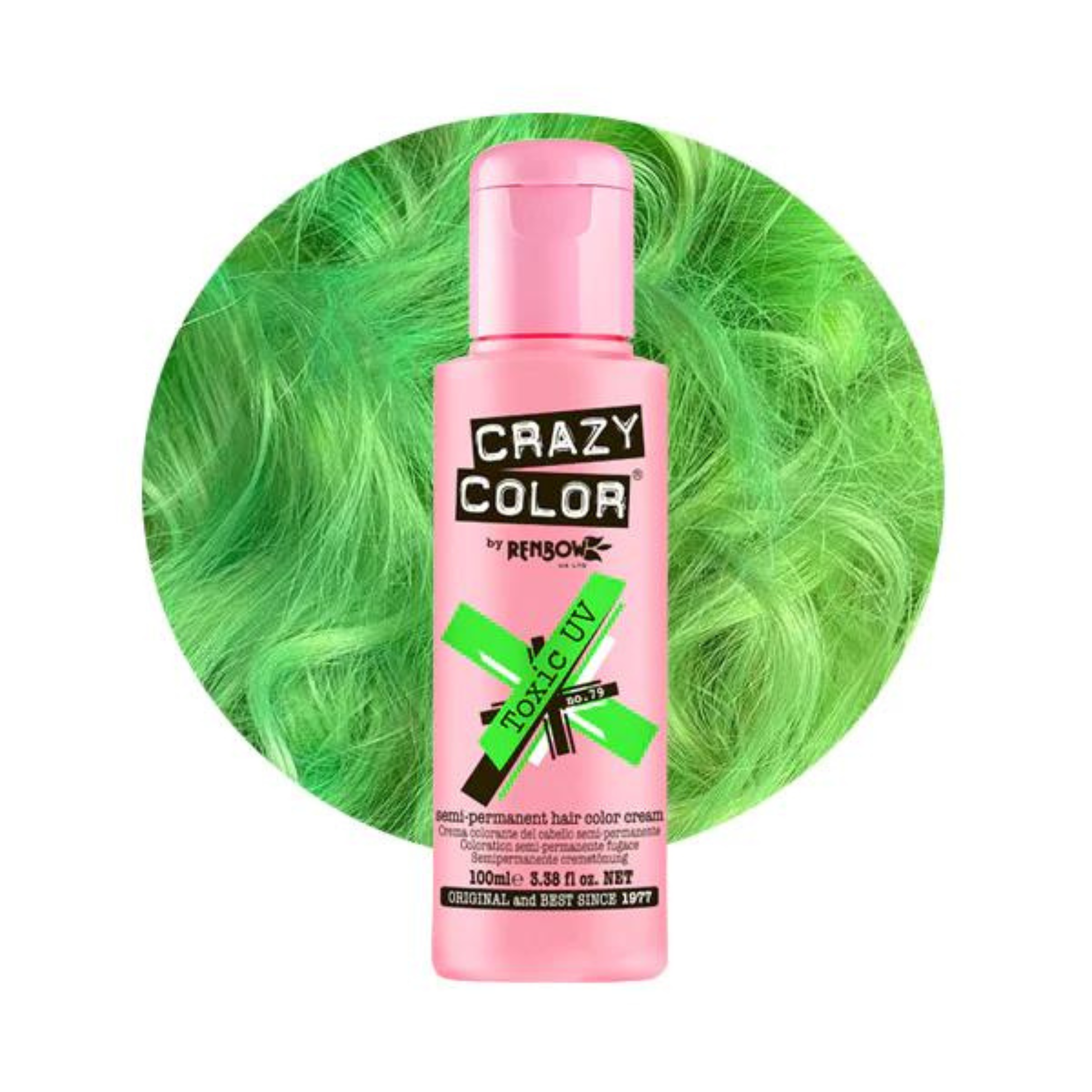 Crazy Colour Semi Permanent Hair Dye 100ml All Colours Available